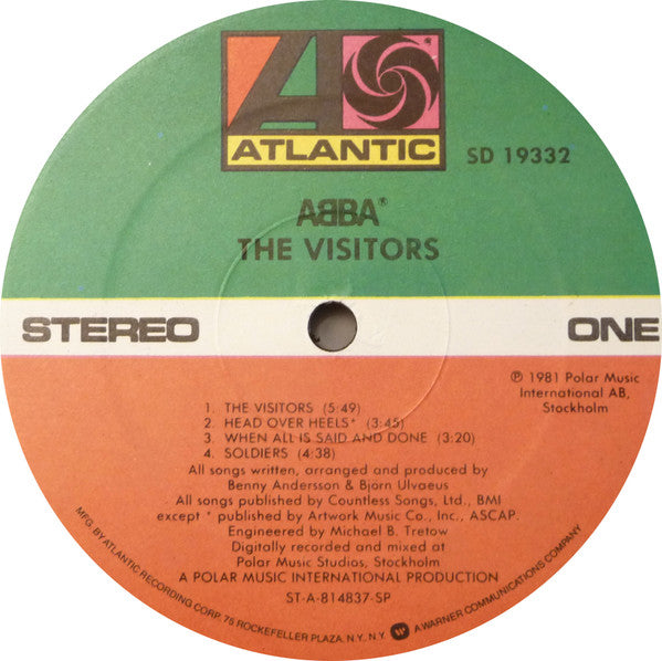 ABBA : The Visitors (LP, Album, SP )