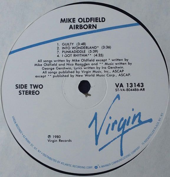 Mike Oldfield : Airborn (2xLP, Album, All)