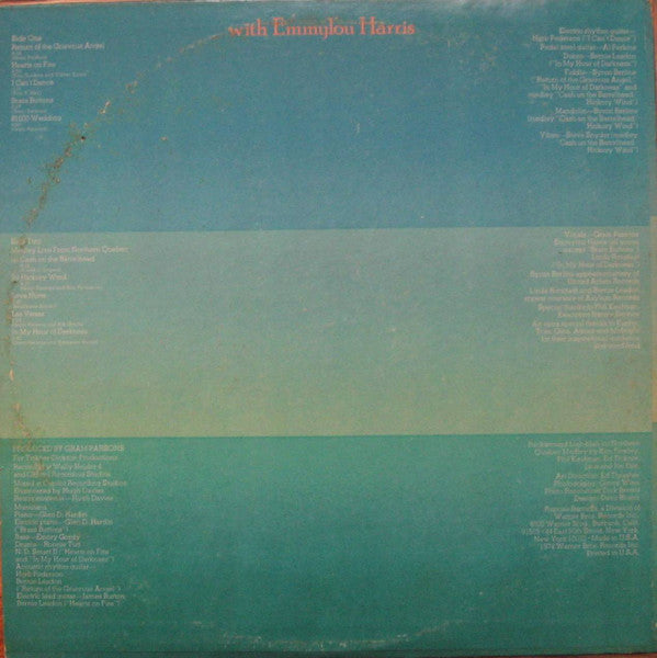 Gram Parsons : Grievous Angel (LP, Album, RP, Win)