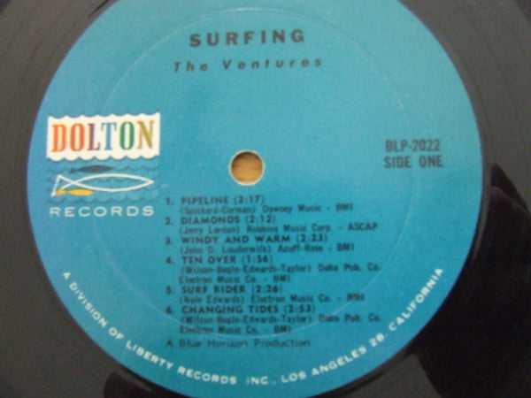 The Ventures : Surfing (LP, Album, Mono)