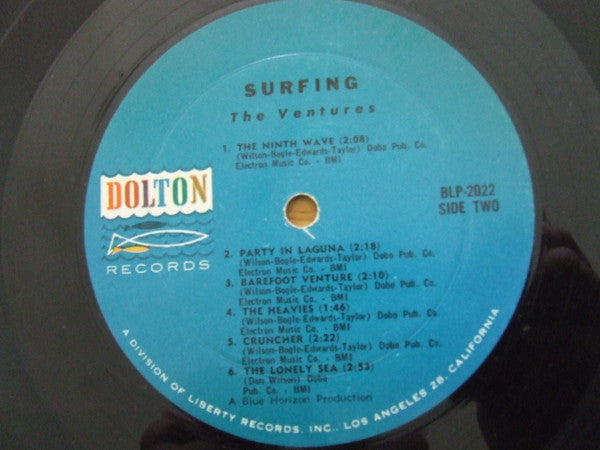 The Ventures : Surfing (LP, Album, Mono)