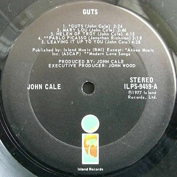 John Cale : Guts (LP, Comp)