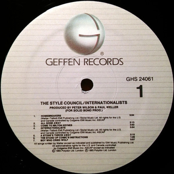 The Style Council : Internationalists (LP, Album, Spe)