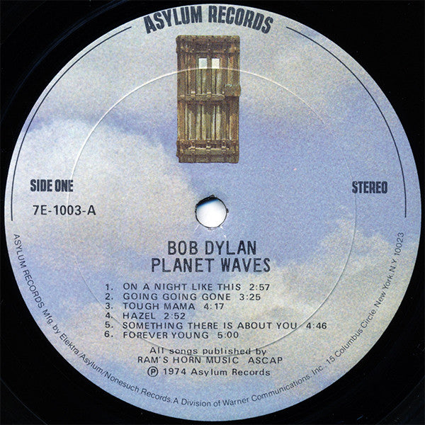 Bob Dylan : Planet Waves (LP, Album, Spe)