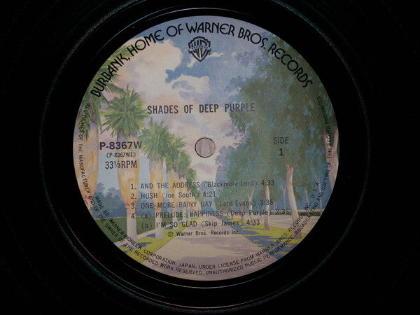 Deep Purple : Shades Of Deep Purple (LP, Album, RE)