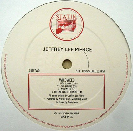 Jeffrey Lee Pierce : Wildweed (LP, Album)