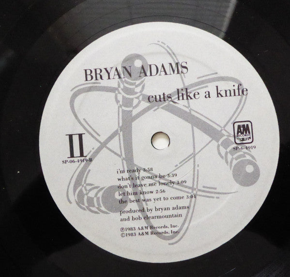 Bryan Adams : Cuts Like A Knife (LP, Album, Ele)