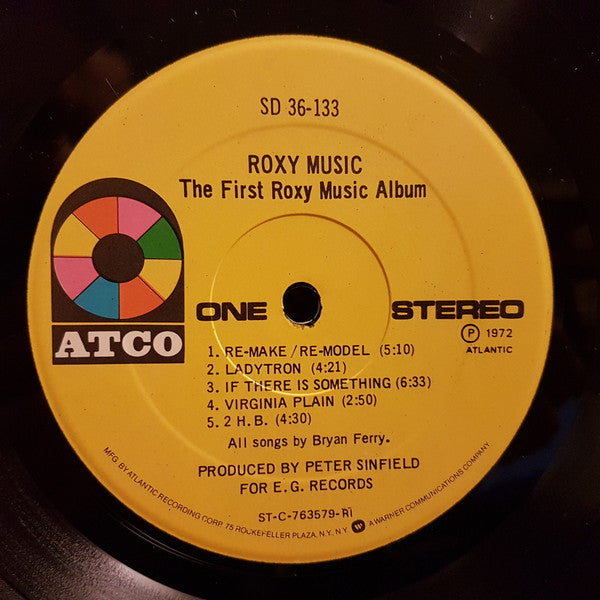 Roxy Music : Roxy Music (LP, Album, RE)