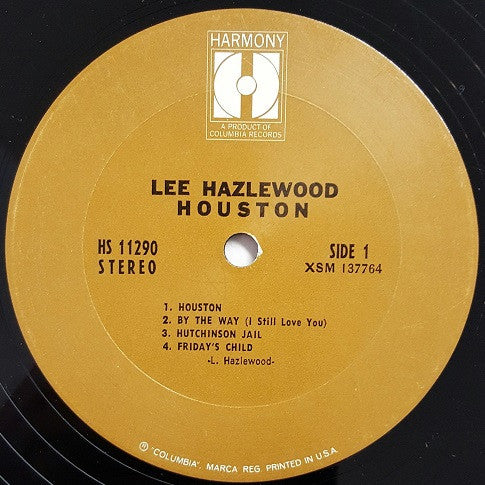 Lee Hazlewood : Houston (LP, Album, RE, San)