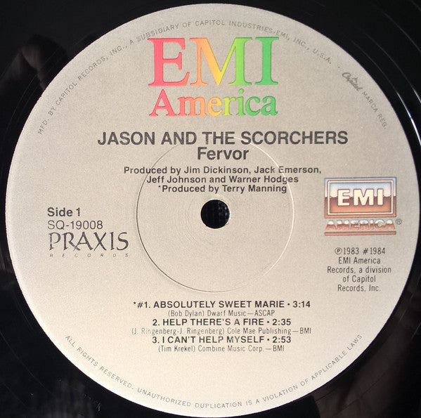 Jason & The Scorchers : Fervor (LP, MiniAlbum, Jac)