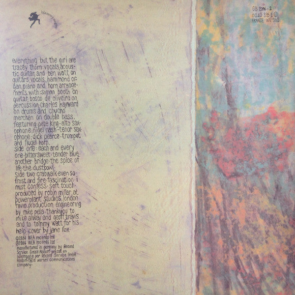 Everything But The Girl : Eden (LP, Album)