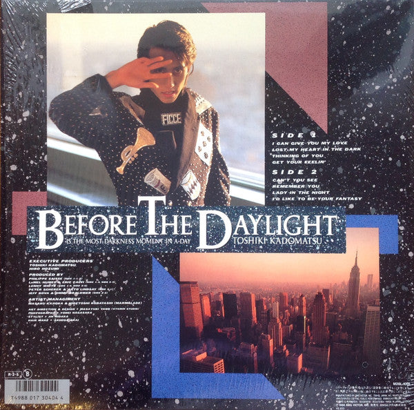Toshiki Kadomatsu = 角松敏生* : Before The Daylight ~ Is The Most Darkness Moment In A Day (LP, Album, Hyp)