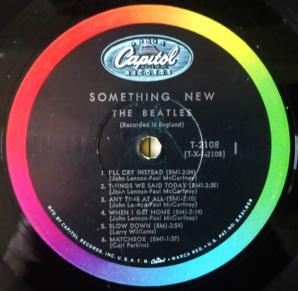 The Beatles : Something New (LP, Album, Mono, Scr)