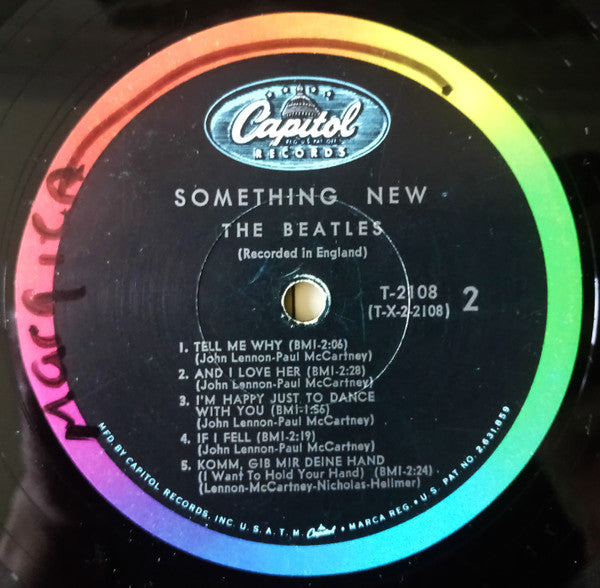 The Beatles : Something New (LP, Album, Mono, Scr)