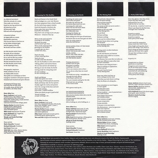 Shriekback : Big Night Music (LP, Album, SP )