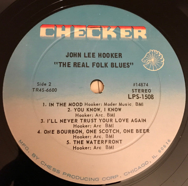 John Lee Hooker : The Real Folk Blues (LP, Album)