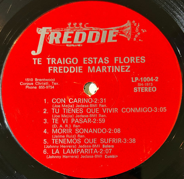 Freddie Martinez : Te Traigo Estas Flores (LP, Album)