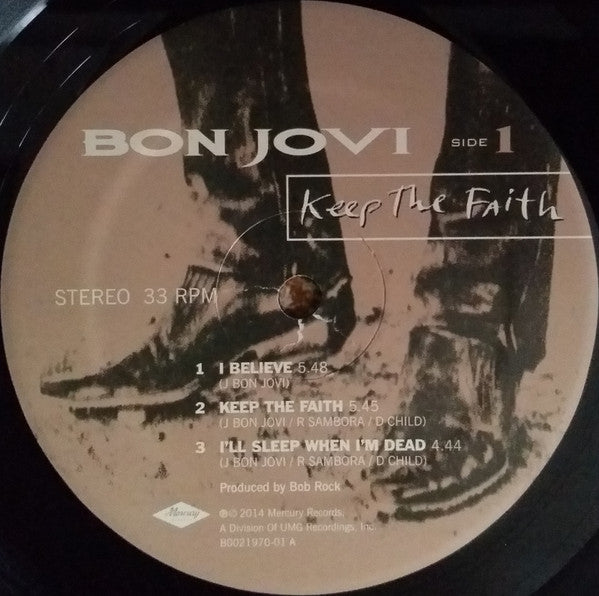 Bon Jovi : Keep The Faith (2xLP, Album, 180)