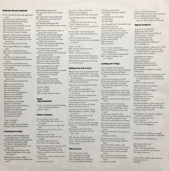 Black Sabbath : Sabbath Bloody Sabbath (LP, Album, Ter)