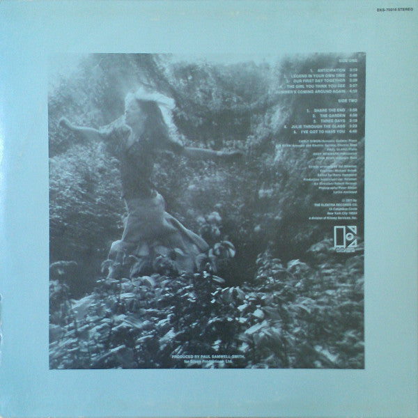 Carly Simon : Anticipation (LP, Album, San)