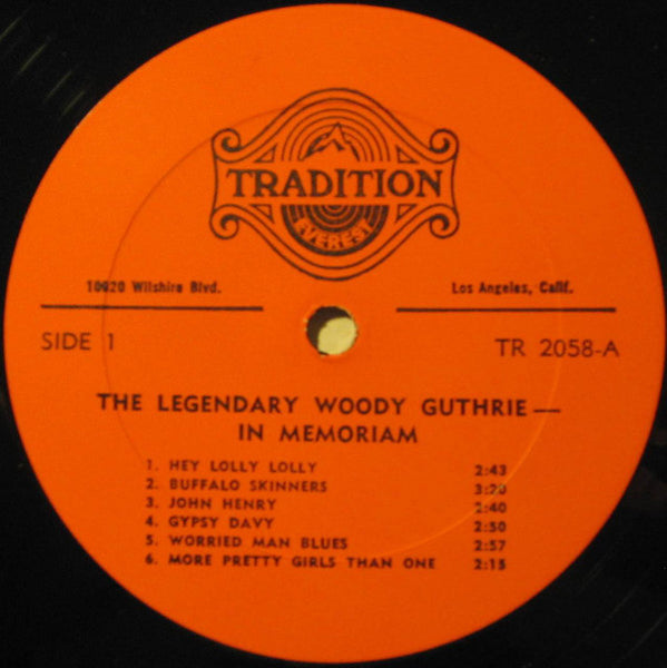 Woody Guthrie : In Memoriam (LP, Comp)