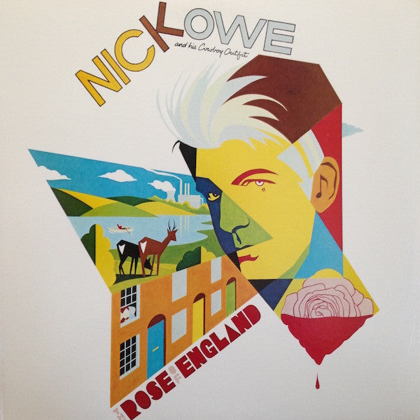 Nick Lowe And His Cowboy Outfit : The Rose Of England (LP, Album, Pit)