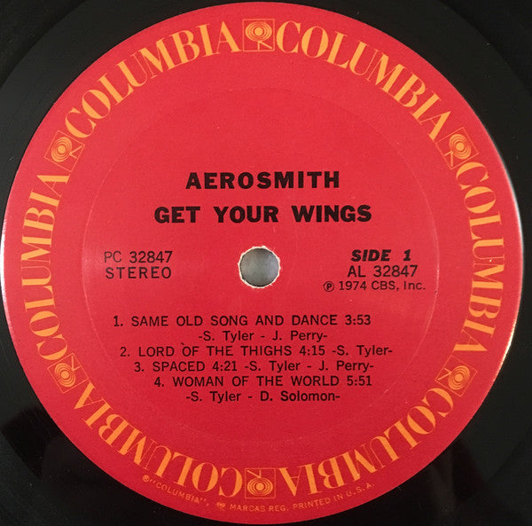 Aerosmith : Get Your Wings (LP, Album, RE, Pit)