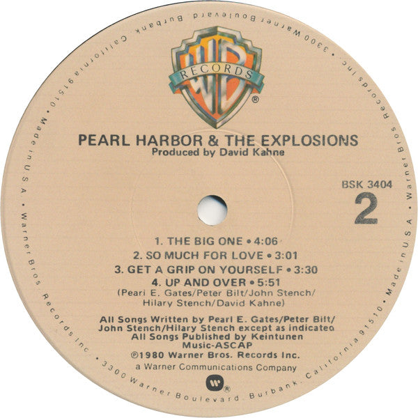 Pearl Harbor And The Explosions : Pearl Harbor And The Explosions (LP, Album, Jac)