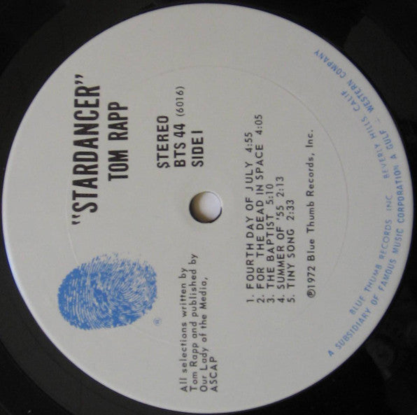 Tom Rapp : Stardancer (LP, Album, San)