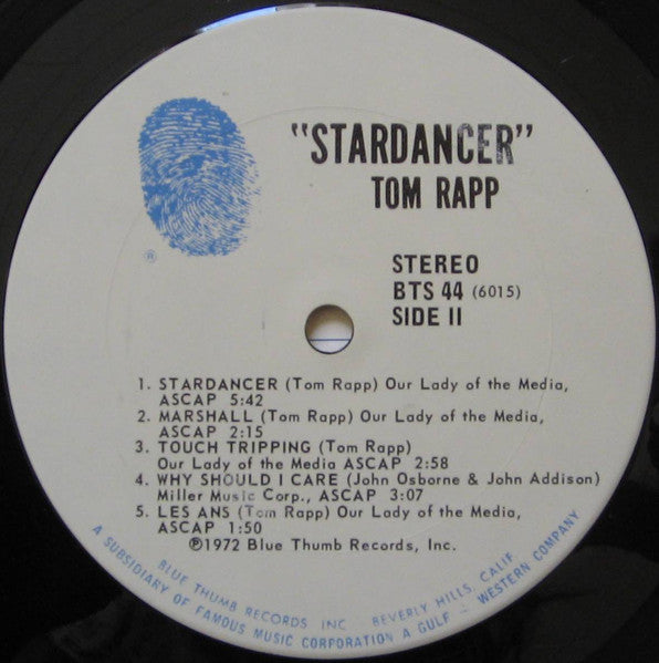 Tom Rapp : Stardancer (LP, Album, San)