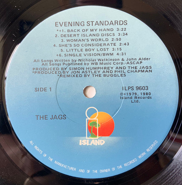 The Jags : Evening Standards (LP, Album, Los)