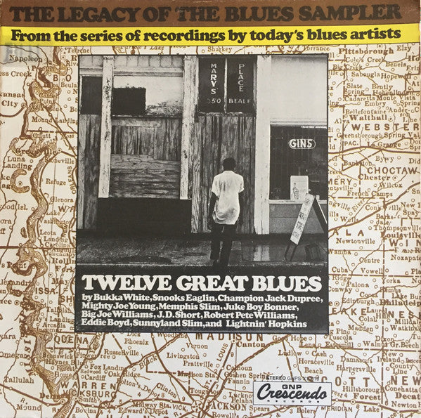 Various : The Legacy Of The Blues Sampler (LP, Smplr)