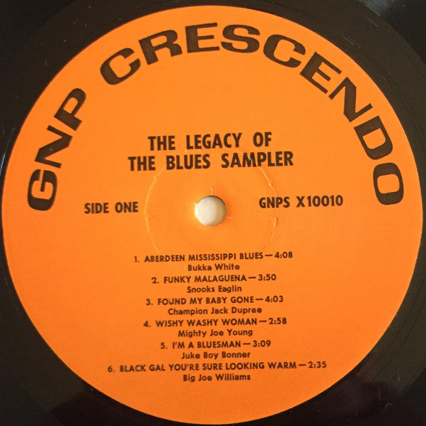 Various : The Legacy Of The Blues Sampler (LP, Smplr)