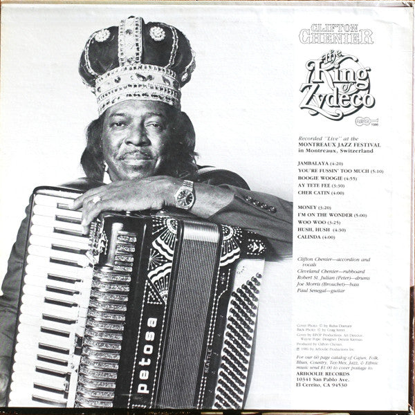 Clifton Chenier : The King Of Zydeco (LP)