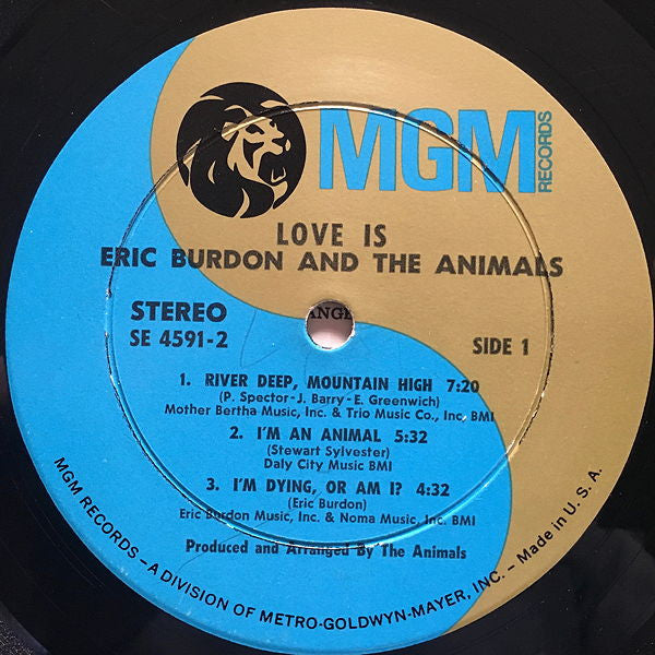 Eric Burdon & The Animals : Love Is (2xLP, Album, H.V)