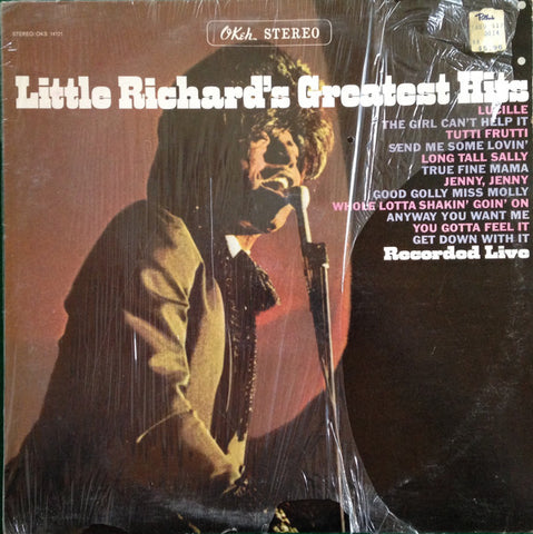 Little Richard : Little Richard's Greatest Hits Recorded Live (LP, Album, RE)