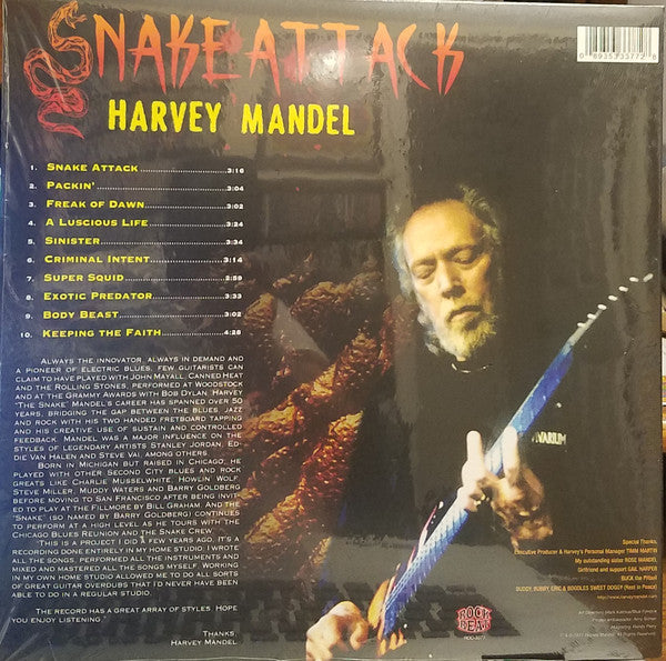 Harvey Mandel : Snake Attack (LP, Album)