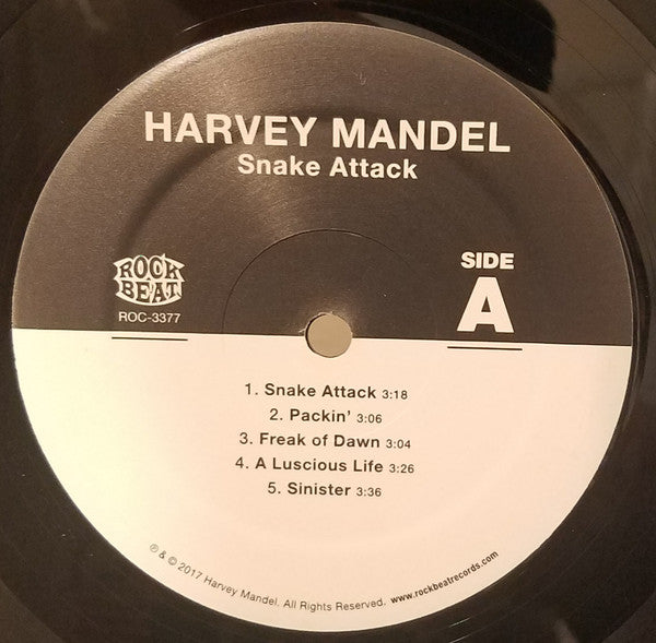 Harvey Mandel : Snake Attack (LP, Album)